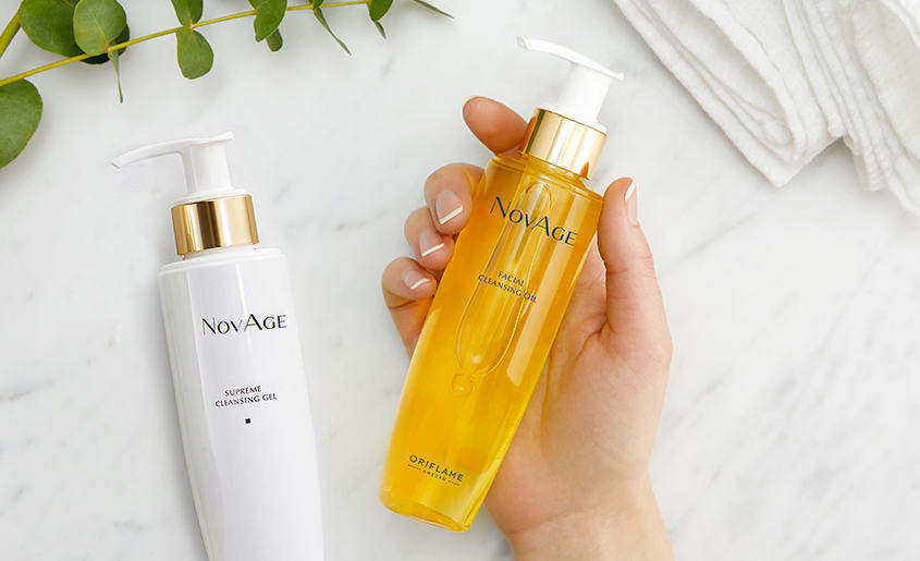 NovAge Facial Cleansing Oil ja NovAge Skin Priming Essence