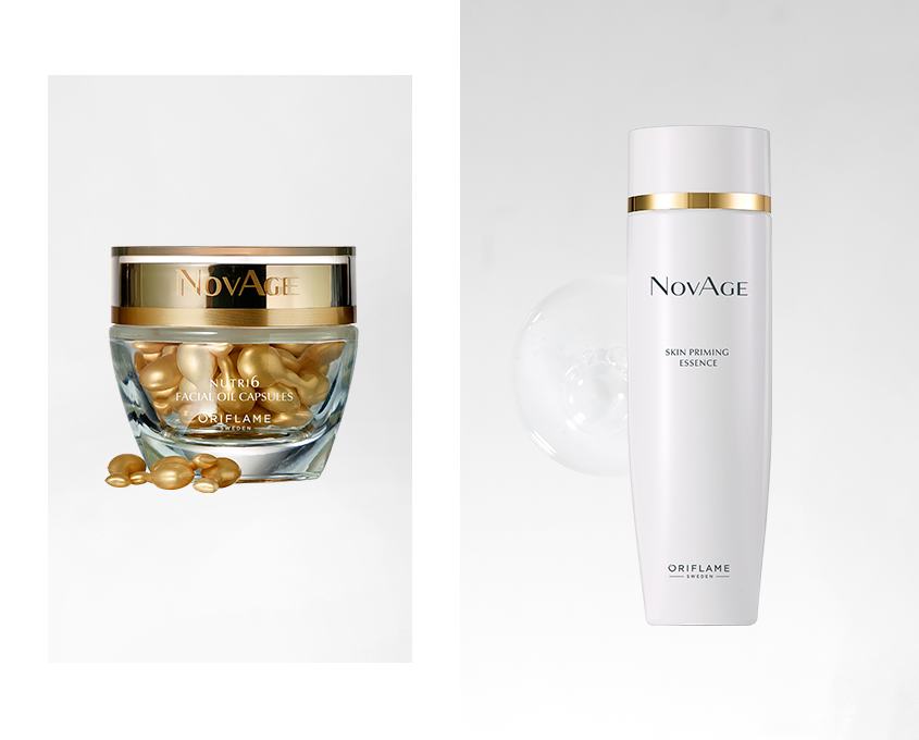 NovAge -kapselit ja Skin Priming Essence
